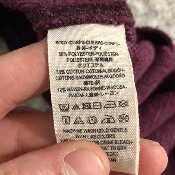 {Free People} Long Sleeve Split Back Turtleneck - Picture 7 of 9